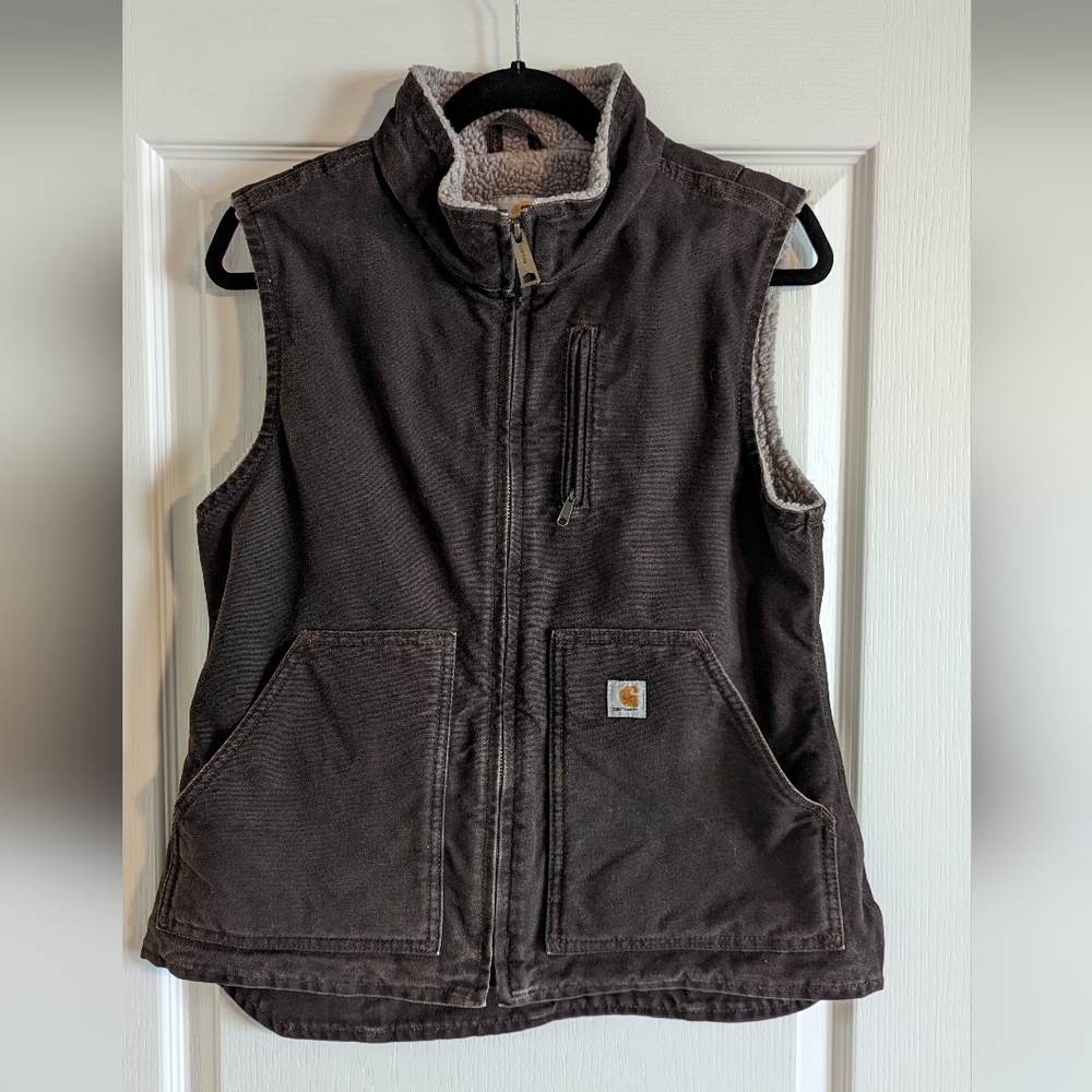 Carhartt fleece lined vest